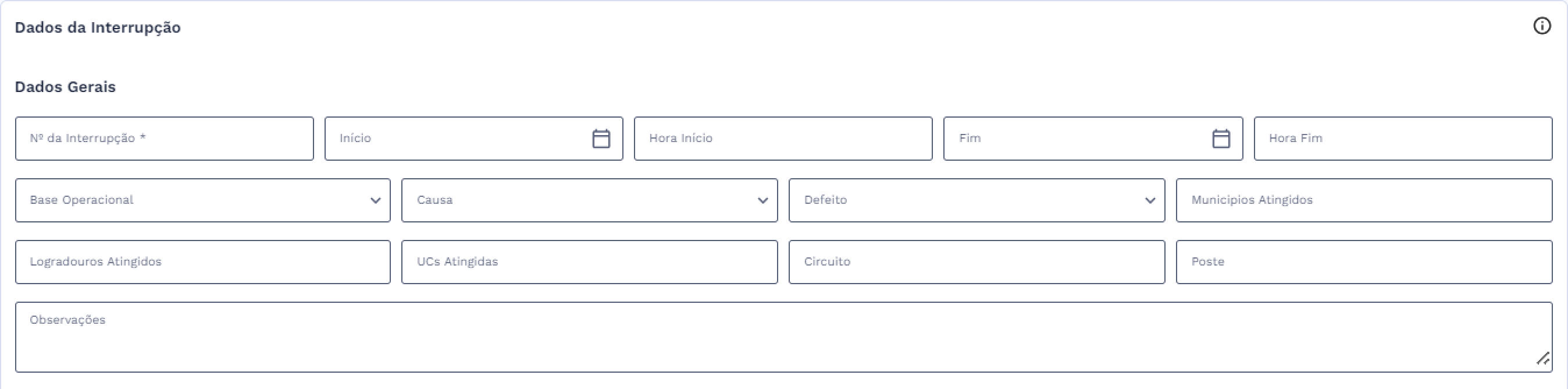 Seção - Dados Gerais